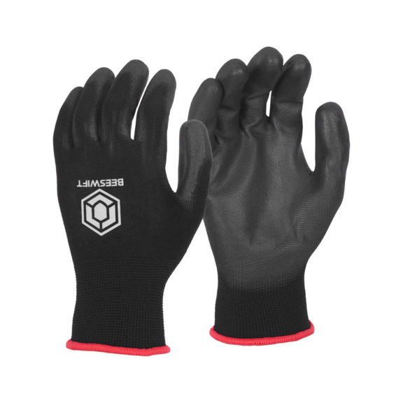 Pu coated glove EC9 black
