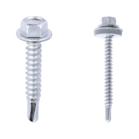 Hex head self drilling screw light section