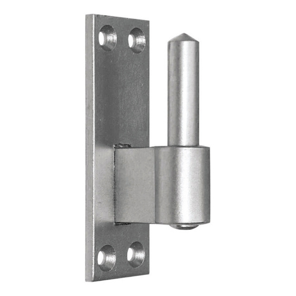 Plattenkloben hoher Abstand weiß verzinkt