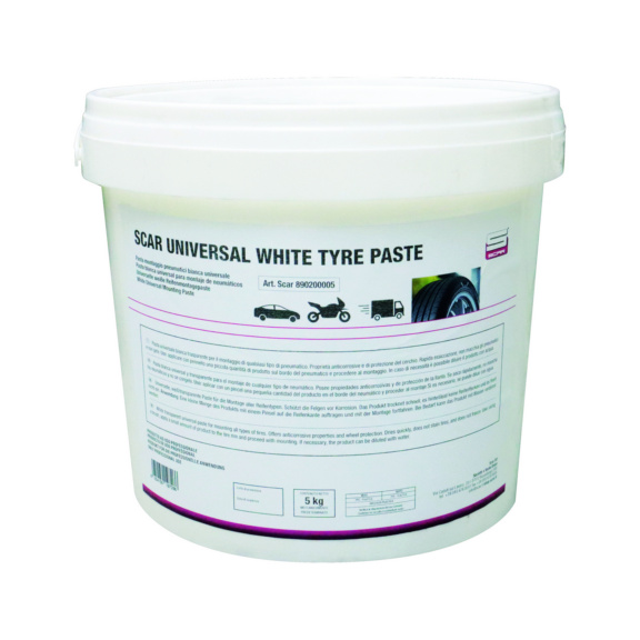  - SCAR UNIVERSAL WHITE TYRE PASTE 5 KG