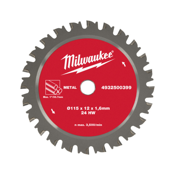 Kreiss&auml;geblatt f&uuml;r Stahlrohrschneider Milwaukee - Milwaukee Kreiss&auml;geblatt f. FPCSB Orgnr.4932500399