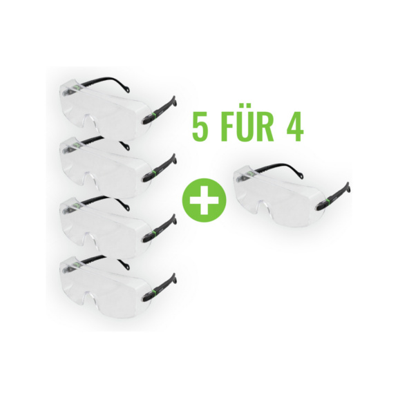 Überbrille UX 303 - 5 für 4 - Package 5für4 - UX 303 klar