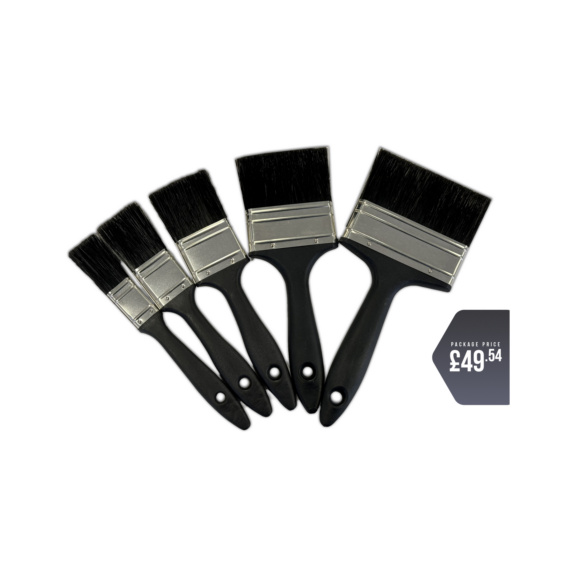 Disposable brush 1" to 4" package - Disposable brush 1" to 4" package