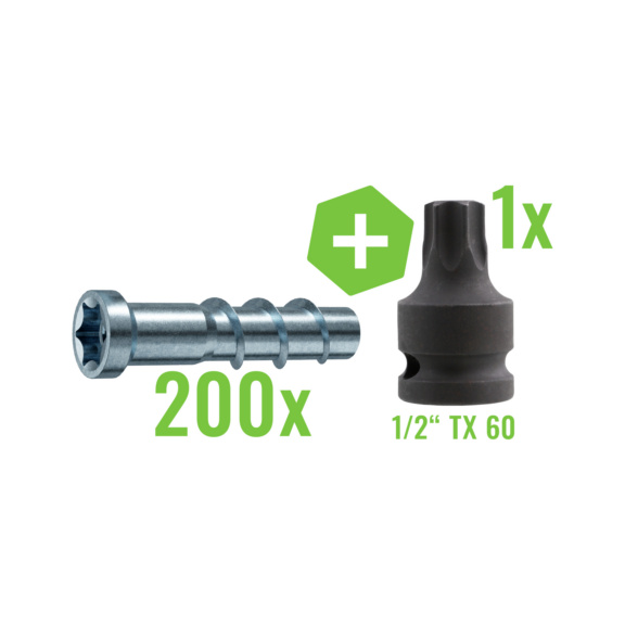 TSM Multiground + TX Kraft-Bit-Steckschlüssel Aktionspaket