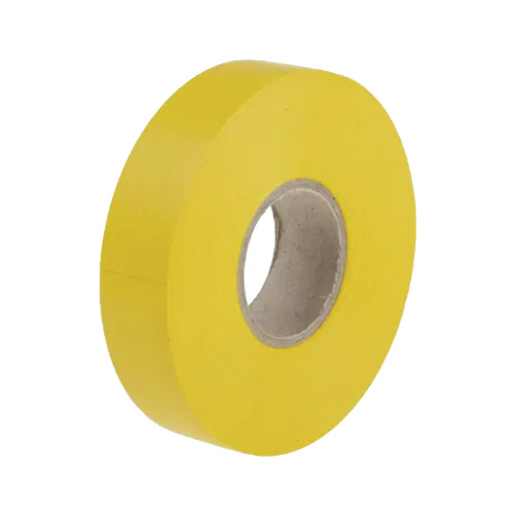 Electrical PVC tape, 0.19mm - Electrical pvc tape yellow 19mm x 20m 