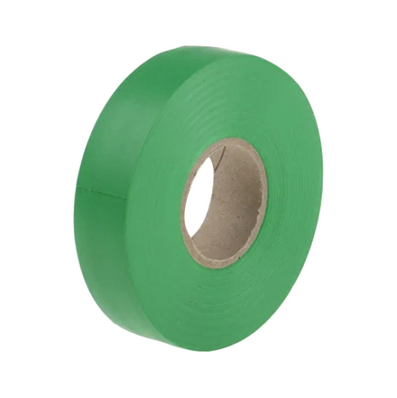 Electrical PVC tape, 0.19mm - Electrical pvc tape green 19mm x 20m 
