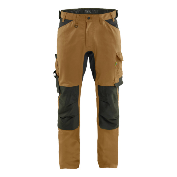 Handwerker Bundhose mit Stretch 1751 1832 - Handwerker Arbeitshose mit Stretch Nougat/Schwarz 1751 1832 7699 C64