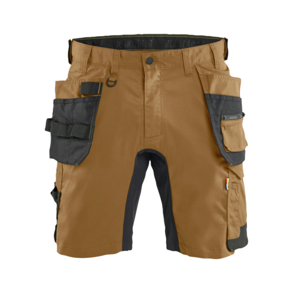 Handwerker Shorts mit Stretch 1752 1832 - Handwerker Shorts mit Stretch Nougat/Schwarz 1752 1832 7699 C54