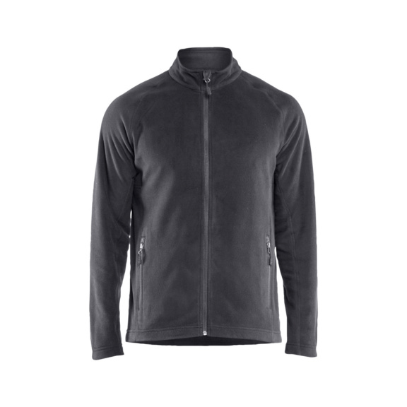 Microfleece Jacke 4721 1010 - Microfleece Jacke Mittelgrau 4721 1010 9600 XXXL