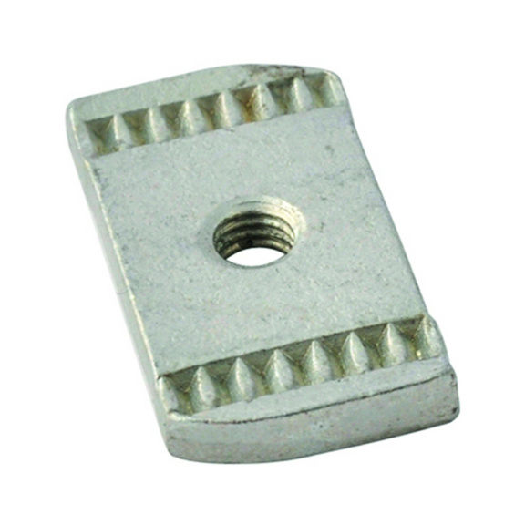 Ecrou coulissant pour rail crant&eacute; 41 plus