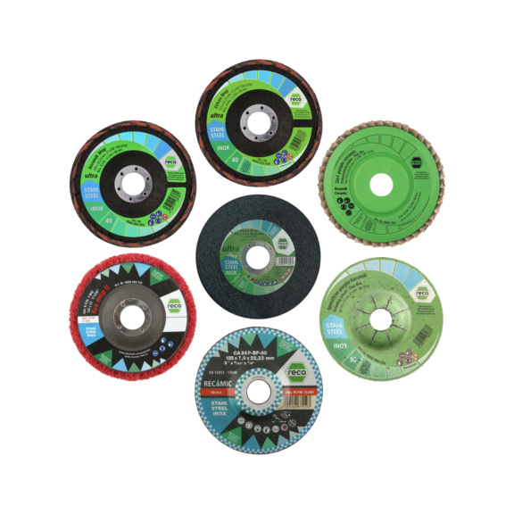 Schleifmittel - Test the Best  - Schleifmittel - Test the Best 8-teilig