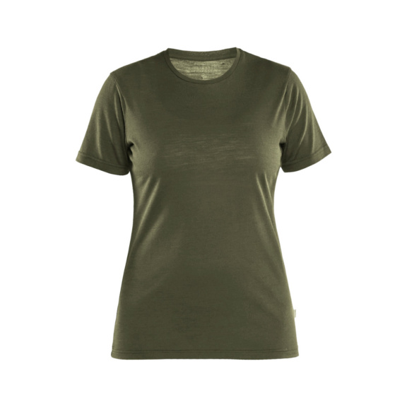 Damen T-Shirt Merino 3537 1743 - Damen Merino T-Shirt Waldgr&uuml;n 3537 1743 4209 XXL