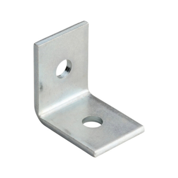 Support RECAMO, zingué - Equerre 90° pour rail 27x18mm et 28x30mm ac.zi. 45x45mm