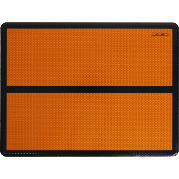 Placas ADR gen&eacute;ricas con panel de abeja - Panel materia peligrosa con panel de abeja 300x400mm aluminio