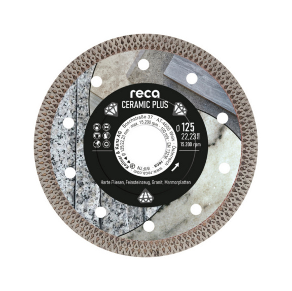 Disco de corte diamantado diaflex Ceramic Plus