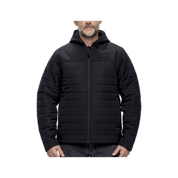 Akku-Heizsteppjacke Herren schwarz M12HPJBL3 HEXON