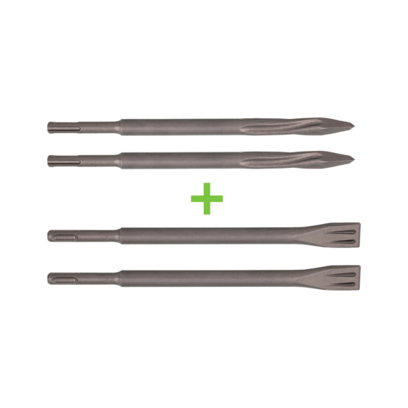 Mei&szlig;el Set ultra EVO-S SDSplus  - Mei&szlig;el EVO-S Set 4-teilig SDSplus je 2x Spitz-,Flachmei&szlig;el