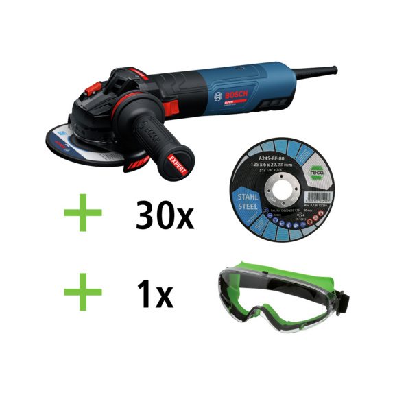 Schruppscheibe+Winkelschleifer Power Set Bosch - Power Set Schruppscheibe + Bosch EXPERT Winkelschleifer EXWS20-125 B