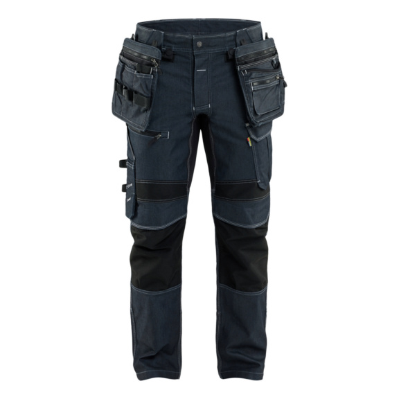Arbeitshose Stretch ToolRig 1980 1141 - ToolRig Handwerker Arbeitshose Stretch Marineblau/Schwarz 1980 1141 8999 C98