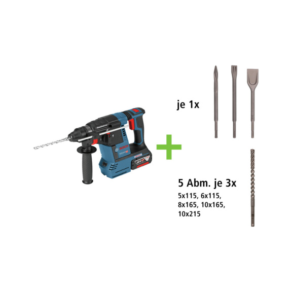 Power Set HaBo+Mei&szlig;el SDSplus + Bohrhammer Bosch