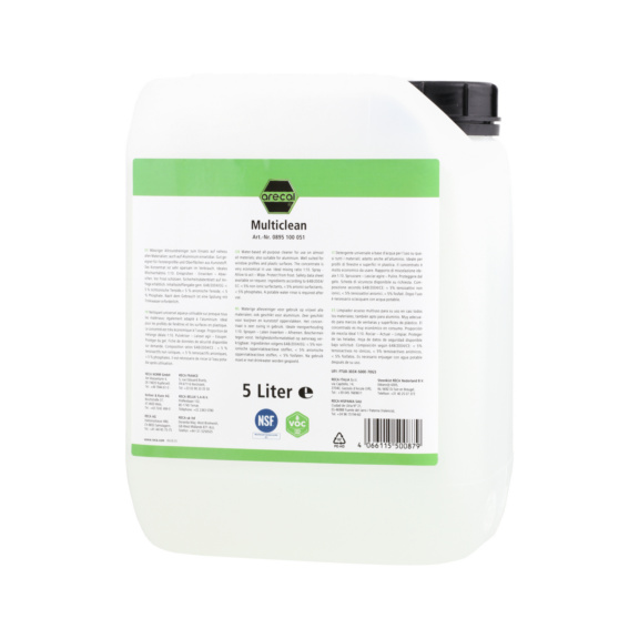 Cleaner "Multiclean", non-hazardous - Multiclean niet-gevaarlijk reiniger, 5 liter