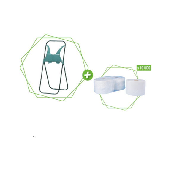 Pack papel + Soporte de suelo - Pack papel + Soporte de suelo