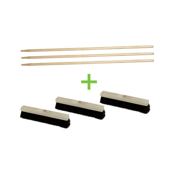 Saalbesen Kunsthaarmischung 50 cm Package