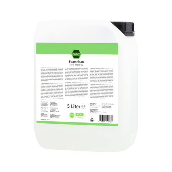 Schaumreiniger Foamclean, kennzeichnungsfrei - Schaumreiniger Foamclean, kennzeichnungsfrei 5L