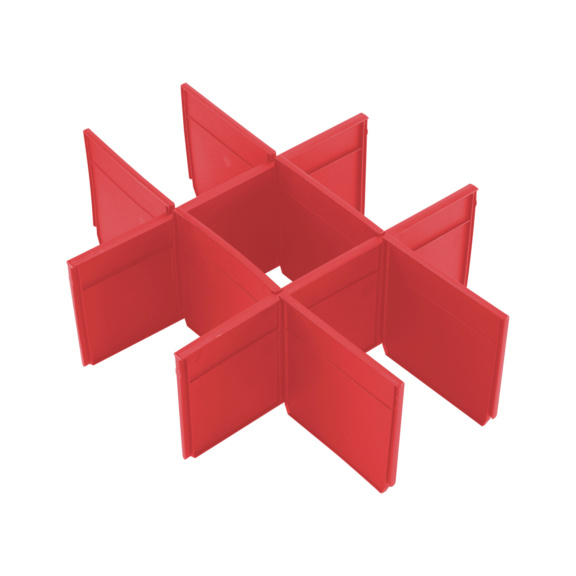 Modulares Aufbewahrungssystem Koffer Milwaukee PACKOUT - Milwaukee PACKOUT Trennwände für Koffer mit 2 Schubladen