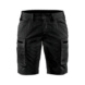 Damen Kurze Hose Stretch Service 7149 1845 - Damen Service Shorts Stretch Schwarz 7149 1845 9900 C40 - 1