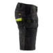 Kurze Hose Service 1494 1330 - Service Shorts mit Nageltaschen Schwarz/Gelb 1494 1330 9933 C54 - 3