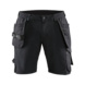 Shorts Handwerker 4-Wege-Stretch 1520 1645 - Handwerker Shorts 4-Wege-Stretch Schwarz/Dunkelgrau 1520 1645 9998 C56 - 1