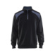 Sweater mit Half-Zip 2-Farbig 3353 1158 - Sweater mit Half-Zip 2-farbig Schwarz/Grau 3353 1158 9994 XXXL - 1
