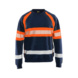 Sudadera de alta visibilidad 3359 1158 - Sudadera de alta visibilidad Azul marino/naranja 3359 1158 8953 XL - 1