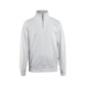 Sweatshirt Half-Zip 3369 1158 - Sweatshirt mit Half-Zip Wei&szlig; 3369 1158 1000 4XL - 1