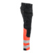 Bundhose mit Stretch HiVis 1558 1811 - High Vis Arbeitshose mit Stretch Schwarz/High Vis Rot 1558 1811 9955 C64 - 3