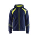 Sweatshirt mit Rei&szlig;verschluss 3433 1158 - Sweatshirt mit Rei&szlig;verschluss Marineblau/Gelb 3433 1158 8933 L - 1