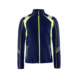 Microfleece Jacke 4993 1010 - Microfleece Jacke Marineblau/Gelb 4993 1010 8933 4XL - 1