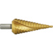 Stepped drill bit HSS-TiN - Stepped drill bit, 4–20 mm - 1