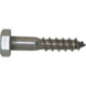 Tirefond inox A4 - Tirefond t&ecirc;te hexagonale inox A4 DIN 571 surplat 13mm 8x70 - 1