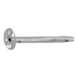 Insulation anchor with metal plate: &Oslash; 30 mm - Insulation anchor, metal steel, galvanised Sendzimir, 8 x 90 - 2