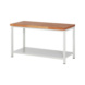 Werkbank Basic mit Stahlblech-Ablageboden - Werkbank Basic mit Stahlblech-Ablageboden 1500x700x840-1040 mm - 1