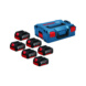 Akkus 18V BOSCH GBA 18V - BOSCH Akku-Paket 6x GBA 18V 4.0Ah,L-Boxx Orgnr.1600A02A2S - 1