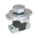 Zahnschienen Schnellverschluss-System ZS Push - recamo ZS-Push Winkel flach 135&deg; - 1