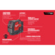 Akku-Kreuzliniienlaser und Zubeh&ouml;r Milwaukee - Milwaukee M12CLLP-0C Kreuzlinienlaser mit Lotfunktion - 2