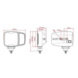 FULL LED 12/24 V HEADLAMP ASSEMBLY WITH DIRECTION INDICATOR LIGHT - 2