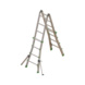 Teleskopleitern - RECA Alu-Teleskopleiter Set mit Seitenkippsicherung 4x4 Sprossen - 3