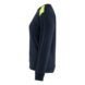 Damen Sweatshirt 3408 1158 - Damen Sweatshirt Dkl. Marineblau/High Vis Gelb 3408 1158 8633 XXL - 3