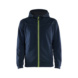 Hoodie mit Rei&szlig;verschluss 3363 2526 - Hoodie m Rei&szlig;. Dkl. Marineblau/High Vis Gelb 3363 2526 8633 XS - 2