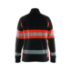 Damen Sweater High Vis 3505 1158 - Damen High Vis Sweater Schwarz/High Vis Rot 3505 1158 9955 S - 2